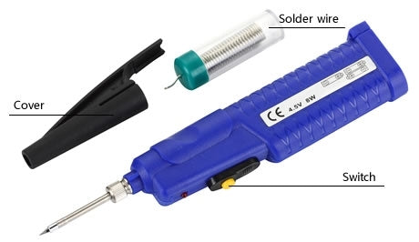 Batterij soldeerbout Solderen 8W DC 4.5V Batterij soldeerbout Solderen 8W DC 4.5V